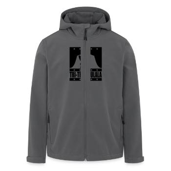 Tritratrulala mit Kasperle - Recycelte Männer Softshell-Jacke von Stanley/Stella - Anthrazit - Vorne - AI Model Male 185 light (185cm)