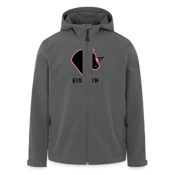 Eishorn - Einhorn Eis Parodie - Recycelte Männer Softshell-Jacke von Stanley/Stella - Anthrazit - Vorne - AI Model Male 185 light (185cm)