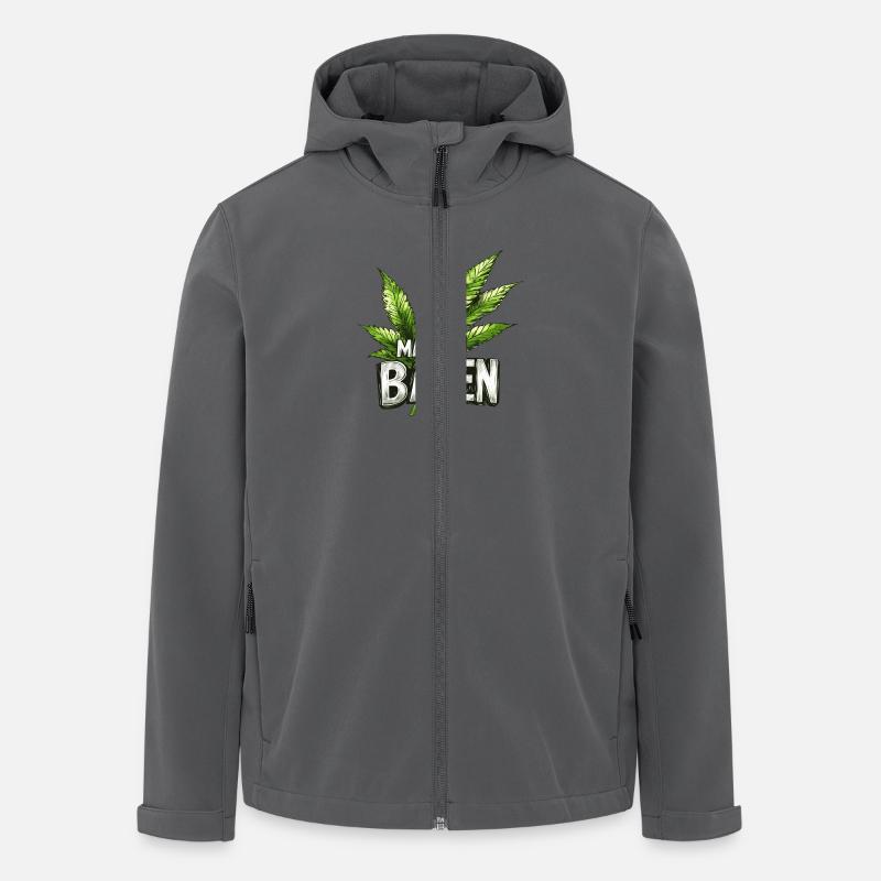 lass ma ein bauen - Recycelte Männer Softshell-Jacke von Stanley/Stella - Anthrazit