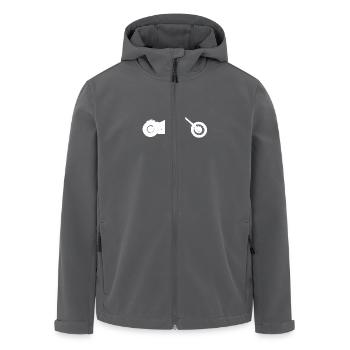 Harrikka Softail Chopper - Recycelte Männer Softshell-Jacke von Stanley/Stella - Anthrazit - Vorne - AI Model Male 185 light (185cm)
