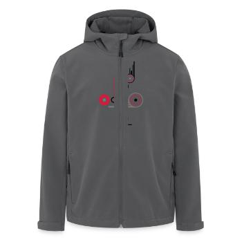 access - Recycelte Männer Softshell-Jacke von Stanley/Stella - Anthrazit - Vorne - AI Model Male 185 light (185cm)