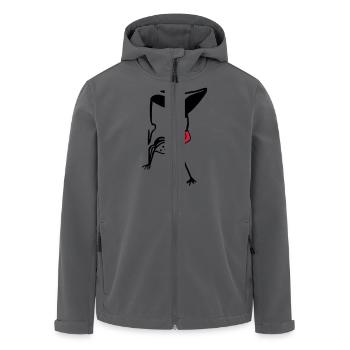 Yoga Handstand 2-farbig - Recycelte Männer Softshell-Jacke von Stanley/Stella - Anthrazit - Vorne - AI Model Male 185 light (185cm)
