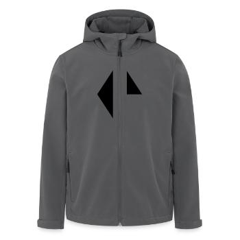 Raute 4 - Recycelte Männer Softshell-Jacke von Stanley/Stella - Anthrazit - Vorne - AI Model Male 185 light (185cm)
