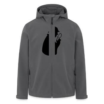 SHERLOCK - Recycelte Männer Softshell-Jacke von Stanley/Stella - Anthrazit - Vorne - AI Model Male 185 light (185cm)