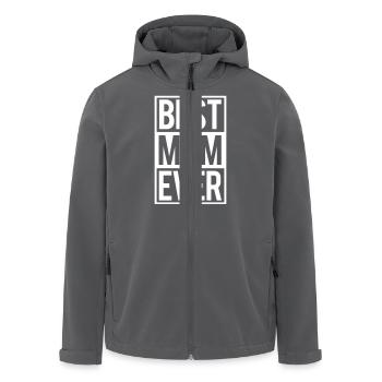 Best Mom ever - Recycelte Männer Softshell-Jacke von Stanley/Stella - Anthrazit - Vorne - AI Model Male 185 light (185cm)