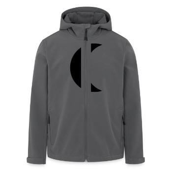 moon - Recycelte Männer Softshell-Jacke von Stanley/Stella - Anthrazit - Vorne - AI Model Male 185 light (185cm)