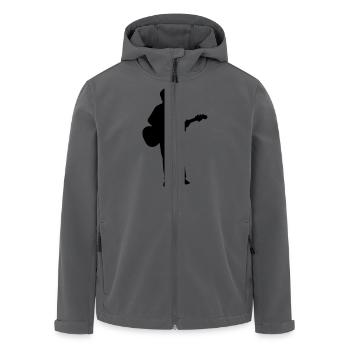 Gitarrist - Recycelte Männer Softshell-Jacke von Stanley/Stella - Anthrazit - Vorne - AI Model Male 185 light (185cm)