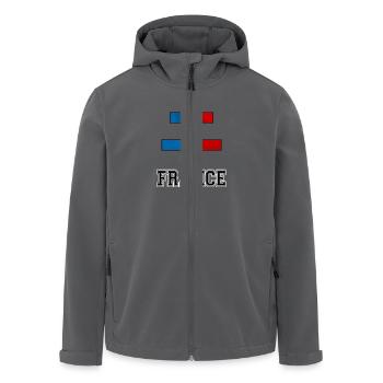 Lothringer Kreuz 02 - Recycelte Männer Softshell-Jacke von Stanley/Stella - Anthrazit - Vorne - AI Model Male 185 light (185cm)