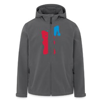 Schlafmützen-Gummibär / night cap gummi bear (2c) - Recycelte Männer Softshell-Jacke von Stanley/Stella - Anthrazit - Vorne - AI Model Male 185 light (185cm)
