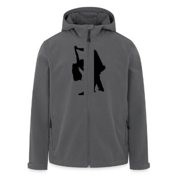 Tanzen - Recycelte Männer Softshell-Jacke von Stanley/Stella - Anthrazit - Vorne - AI Model Male 185 light (185cm)