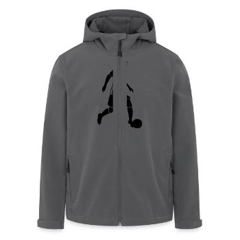 Fußball - Soccer - Recycelte Männer Softshell-Jacke von Stanley/Stella - Anthrazit - Vorne - AI Model Male 185 light (185cm)