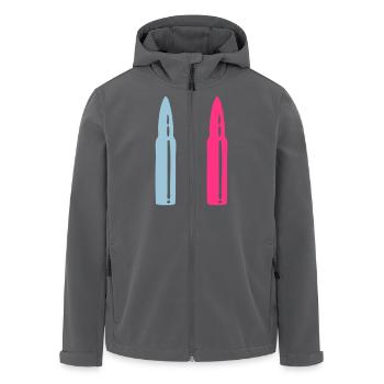 kugel patrone gewehr - Recycelte Männer Softshell-Jacke von Stanley/Stella - Anthrazit - Vorne - AI Model Male 185 light (185cm)