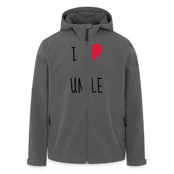 Onkel / Tante / Vetter / Cousin / Kusine - Recycelte Männer Softshell-Jacke von Stanley/Stella - Anthrazit - Vorne - AI Model Male 185 light (185cm)