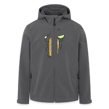 Tequila - Recycelte Männer Softshell-Jacke von Stanley/Stella - Anthrazit - Vorne - AI Model Male 185 light (185cm)