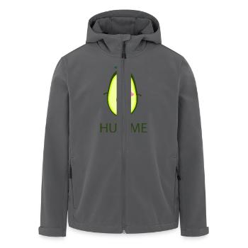 Hug me - Avocado - Recycelte Männer Softshell-Jacke von Stanley/Stella - Anthrazit - Vorne - AI Model Male 185 light (185cm)