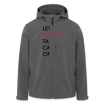 Karma - Recycelte Männer Softshell-Jacke von Stanley/Stella - Anthrazit - Vorne - AI Model Male 185 light (185cm)