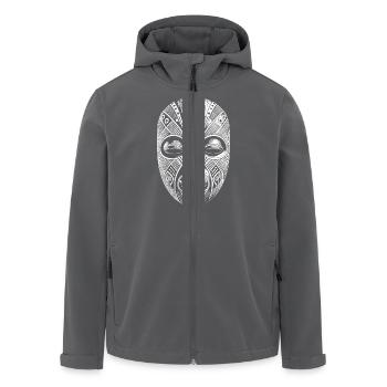 Maske - Recycelte Männer Softshell-Jacke von Stanley/Stella - Anthrazit - Vorne - AI Model Male 185 light (185cm)