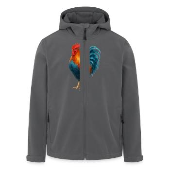 hahn - Recycelte Männer Softshell-Jacke von Stanley/Stella - Anthrazit - Vorne - AI Model Male 185 light (185cm)