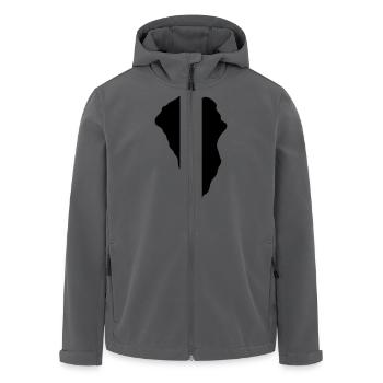 La Palma - Recycelte Männer Softshell-Jacke von Stanley/Stella - Anthrazit - Vorne - AI Model Male 185 light (185cm)