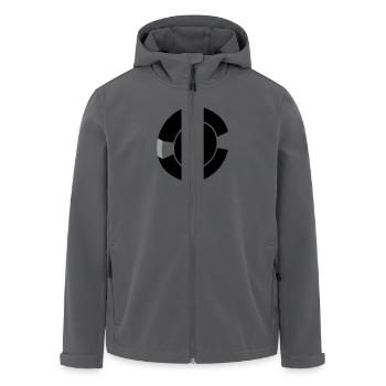 Poker Poker-Chip - Recycelte Männer Softshell-Jacke von Stanley/Stella - Anthrazit - Vorne - AI Model Male 185 light (185cm)