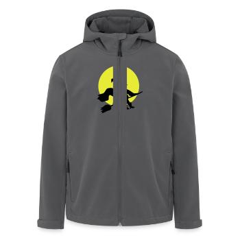 Hexe - Recycelte Männer Softshell-Jacke von Stanley/Stella - Anthrazit - Vorne - AI Model Male 185 light (185cm)