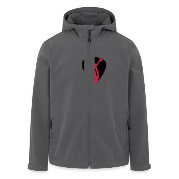 Plektrum Gitarrist Bassist 2 - Recycelte Männer Softshell-Jacke von Stanley/Stella - Anthrazit - Vorne - AI Model Male 185 light (185cm)