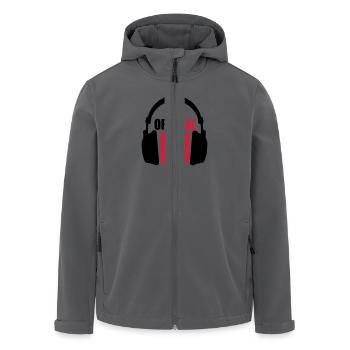 Official DJ - Recycelte Männer Softshell-Jacke von Stanley/Stella - Anthrazit - Vorne - AI Model Male 185 light (185cm)