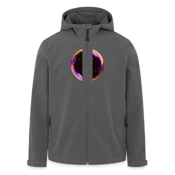 Seifenblase - Recycelte Männer Softshell-Jacke von Stanley/Stella - Anthrazit - Vorne - AI Model Male 185 light (185cm)