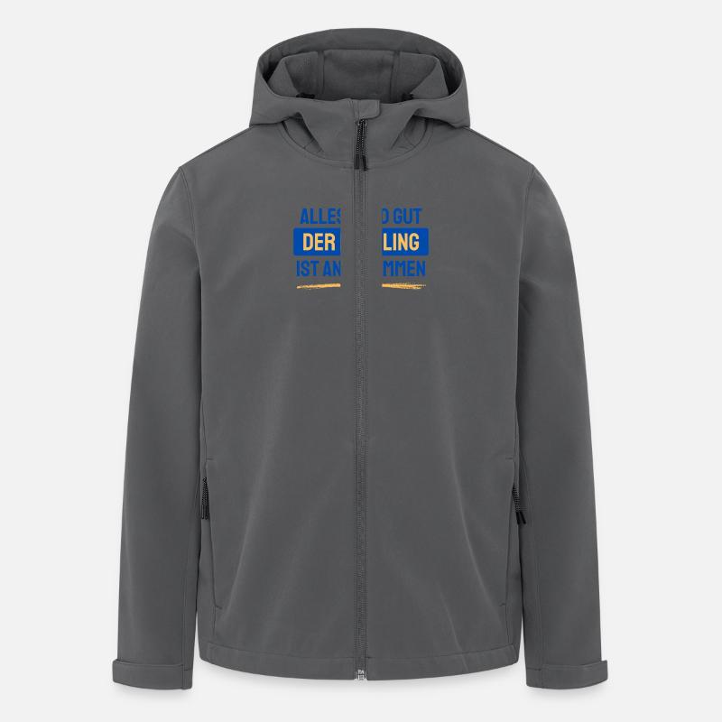 Everything will be fine - Men’s Recycled Softshell Jacket by Stanley/Stella - anthracite