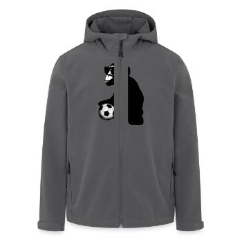 soccer monkey - Recycelte Männer Softshell-Jacke von Stanley/Stella - Anthrazit - Vorne - AI Model Male 185 light (185cm)