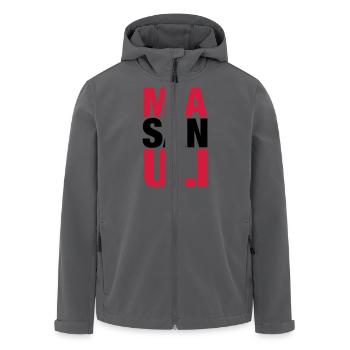 Mia San Uli - Recycelte Männer Softshell-Jacke von Stanley/Stella - Anthrazit - Vorne - AI Model Male 185 light (185cm)