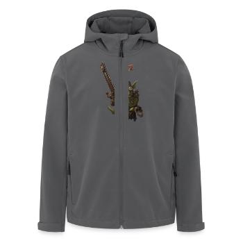 chainsaw kobold - Recycelte Männer Softshell-Jacke von Stanley/Stella - Anthrazit - Vorne - AI Model Male 185 light (185cm)