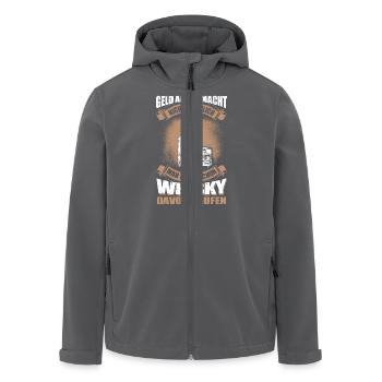 Whisky kaufen - Recycelte Männer Softshell-Jacke von Stanley/Stella - Anthrazit - Vorne - AI Model Male 185 light (185cm)