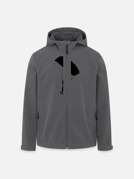 Fallschirm - Recycelte Männer Softshell-Jacke von Stanley/Stella - Anthrazit