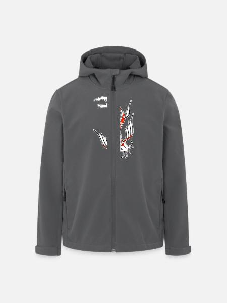 koi - Recycelte Männer Softshell-Jacke von Stanley/Stella - Anthrazit