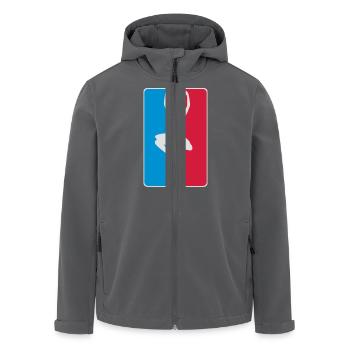 Ballett Silhouette - Recycelte Männer Softshell-Jacke von Stanley/Stella - Anthrazit - Vorne - AI Model Male 185 light (185cm)
