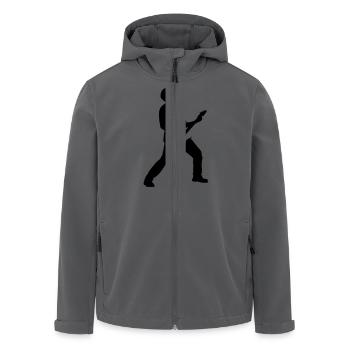 guitarrocker_032012_c_1c - Recycelte Männer Softshell-Jacke von Stanley/Stella - Anthrazit - Vorne - AI Model Male 185 light (185cm)