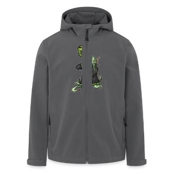 House-Yog-Sothoth - Recycelte Männer Softshell-Jacke von Stanley/Stella - Anthrazit - Vorne - AI Model Male 185 light (185cm)