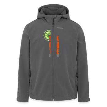 Cocktails - bunt und lecker: Sex on the Beach - Recycelte Männer Softshell-Jacke von Stanley/Stella - Anthrazit - Vorne - AI Model Male 185 light (185cm)