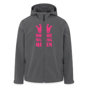 Nordic Walking Queen - Recycelte Männer Softshell-Jacke von Stanley/Stella - Anthrazit - Vorne - AI Model Male 185 light (185cm)