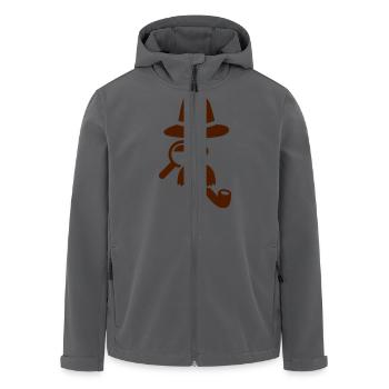 Detektiv - Recycelte Männer Softshell-Jacke von Stanley/Stella - Anthrazit - Vorne - AI Model Male 185 light (185cm)