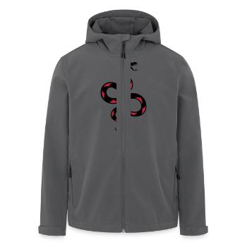Schlange - Recycelte Männer Softshell-Jacke von Stanley/Stella - Anthrazit - Vorne - AI Model Male 185 light (185cm)