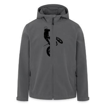 Trial - Recycelte Männer Softshell-Jacke von Stanley/Stella - Anthrazit - Vorne - AI Model Male 185 light (185cm)