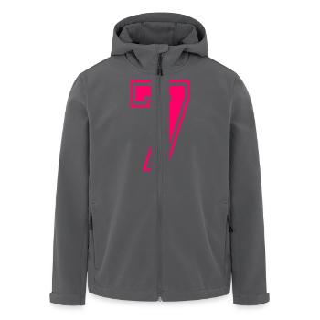 7 - Recycelte Männer Softshell-Jacke von Stanley/Stella - Anthrazit - Vorne - AI Model Male 185 light (185cm)