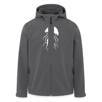 Qualle - Recycelte Männer Softshell-Jacke von Stanley/Stella - Anthrazit - Vorne - AI Model Male 185 light (185cm)