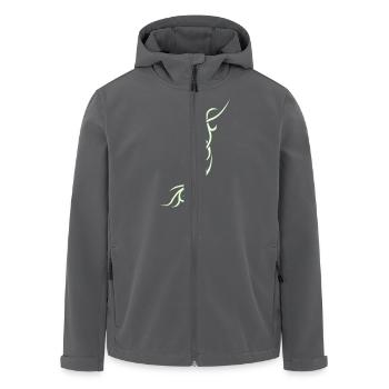 tribal - Recycelte Männer Softshell-Jacke von Stanley/Stella - Anthrazit - Vorne - AI Model Male 185 light (185cm)