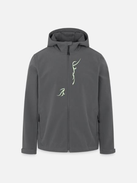 tribal - Recycelte Männer Softshell-Jacke von Stanley/Stella - Anthrazit
