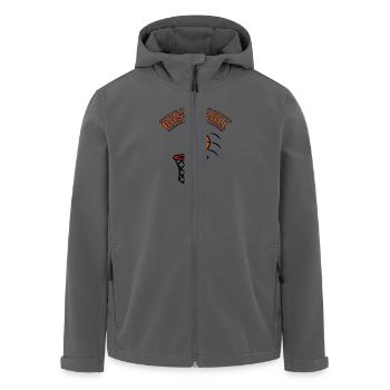 Basketball spiel korb - Recycelte Männer Softshell-Jacke von Stanley/Stella - Anthrazit - Vorne - AI Model Male 185 light (185cm)