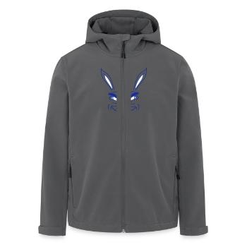 Hase Monster böser Blick Gefährlich Cool lächeln - Recycelte Männer Softshell-Jacke von Stanley/Stella - Anthrazit - Vorne - AI Model Male 185 light (185cm)