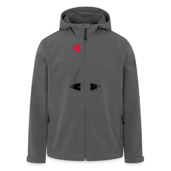 Herz auf Reisen - Recycelte Männer Softshell-Jacke von Stanley/Stella - Anthrazit - Vorne - AI Model Male 185 light (185cm)